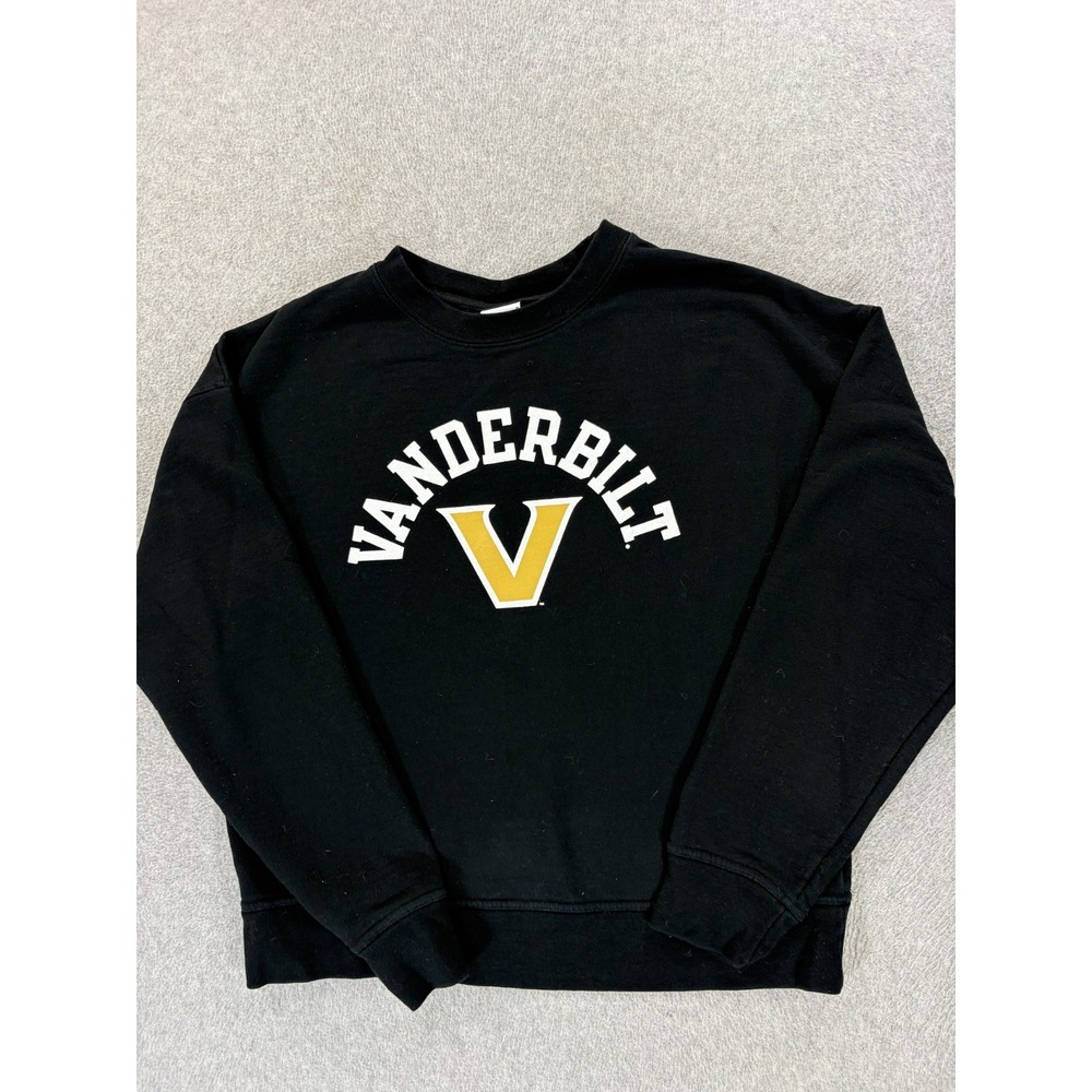 Vanderbilt Commodores Champion Screened Logo Crew Sweatshirt (Women's Small)